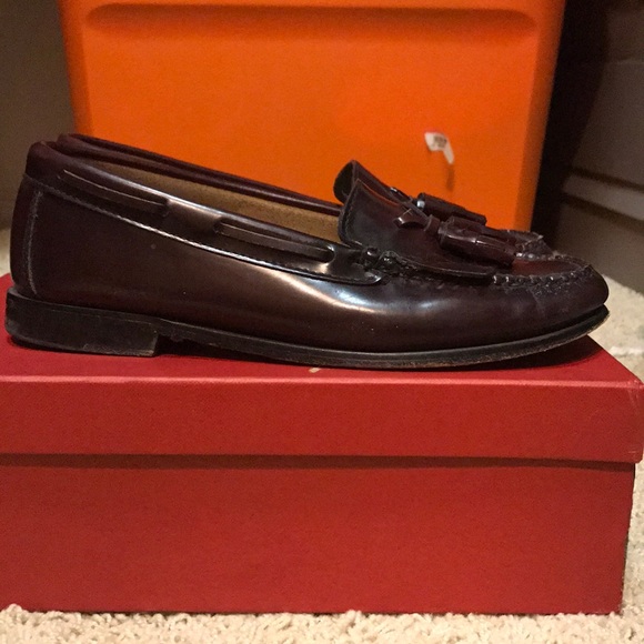 Bass Oxblood Loafers Size 6 - Picture 2 of 6